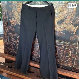 THEORY Black Wool Pants size 10